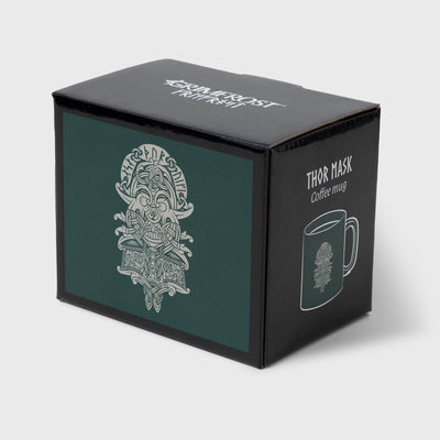 Coffee Mug, Thor Mask, Green