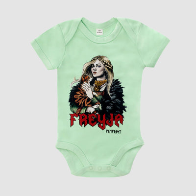 Baby Bodysuit, Freyja, Green