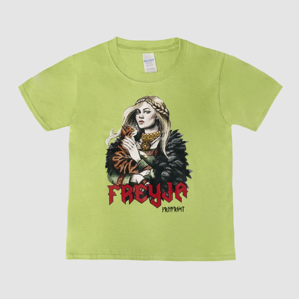 Kids T-shirt, Freyja, Green