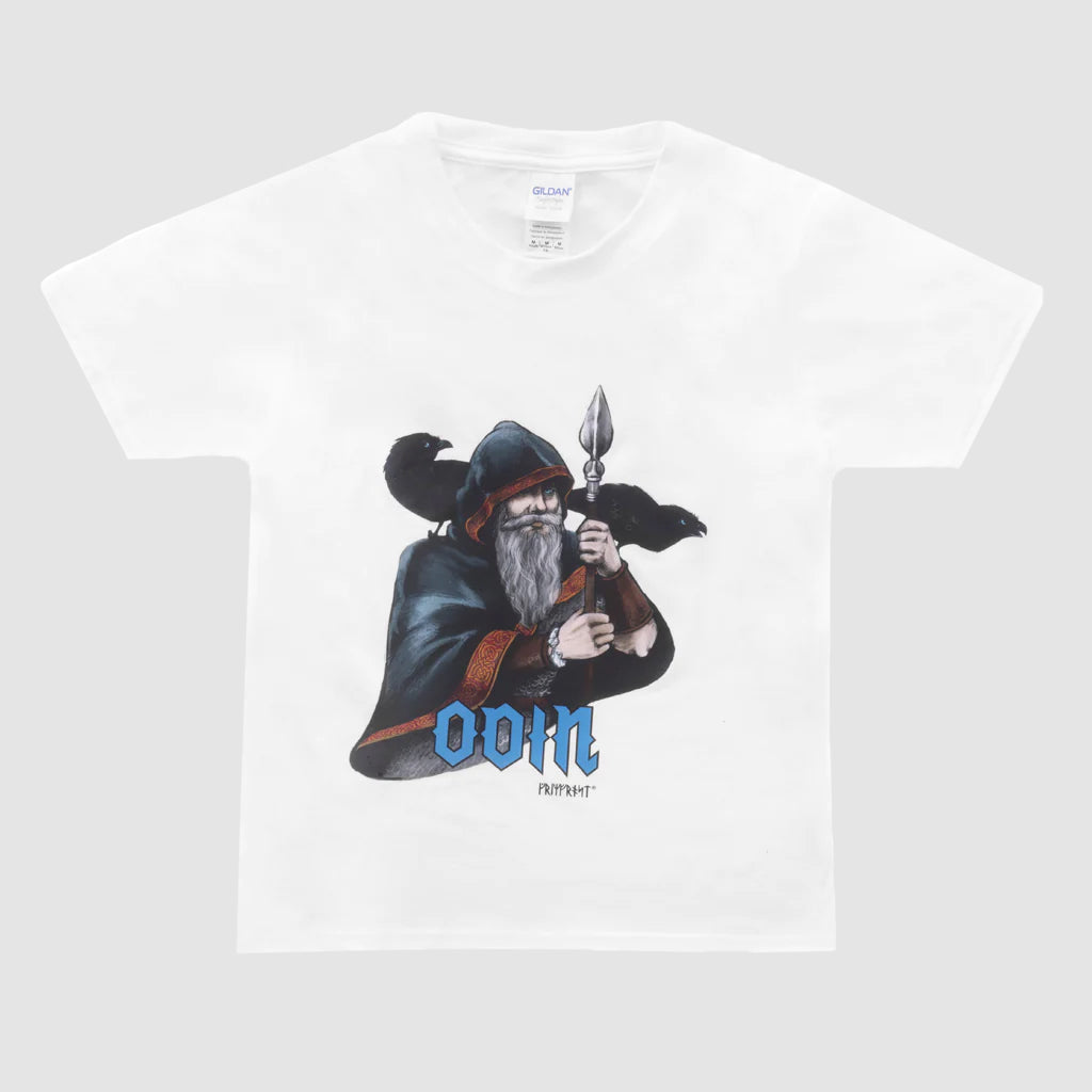 Kids T-shirt, Odin, White
