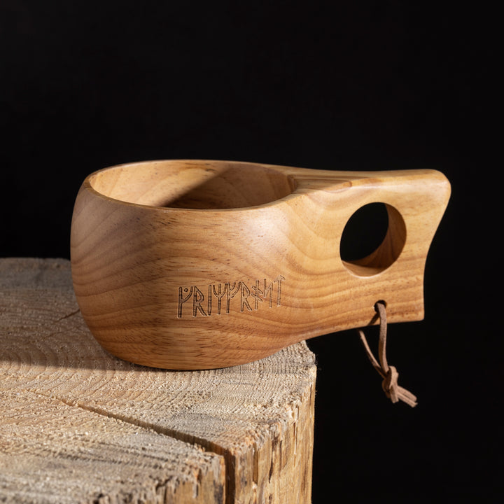 Wooden Kasa, Closed Handle – Grimfrost