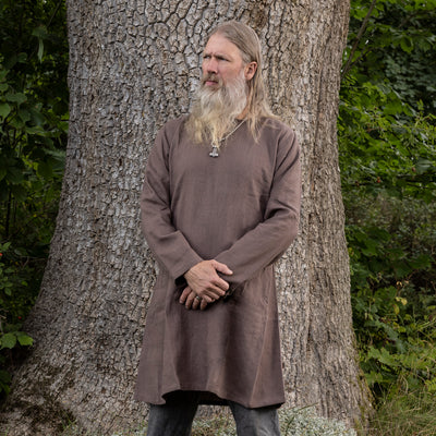 Viking Linen Tunic, Brown – Grimfrost