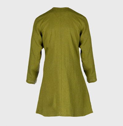 Viking Linen Tunic, Green