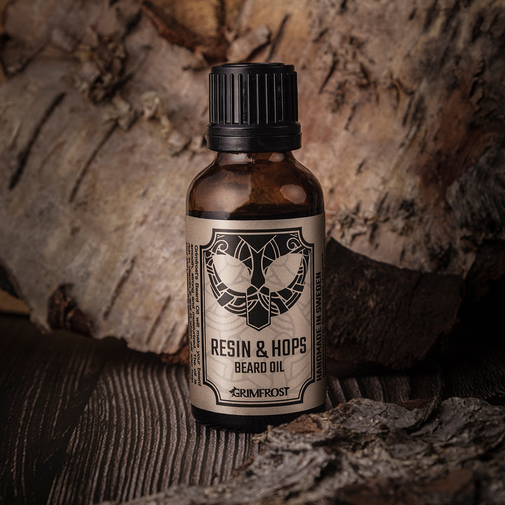 Grimfrost Beard Oil, Resin & Hops