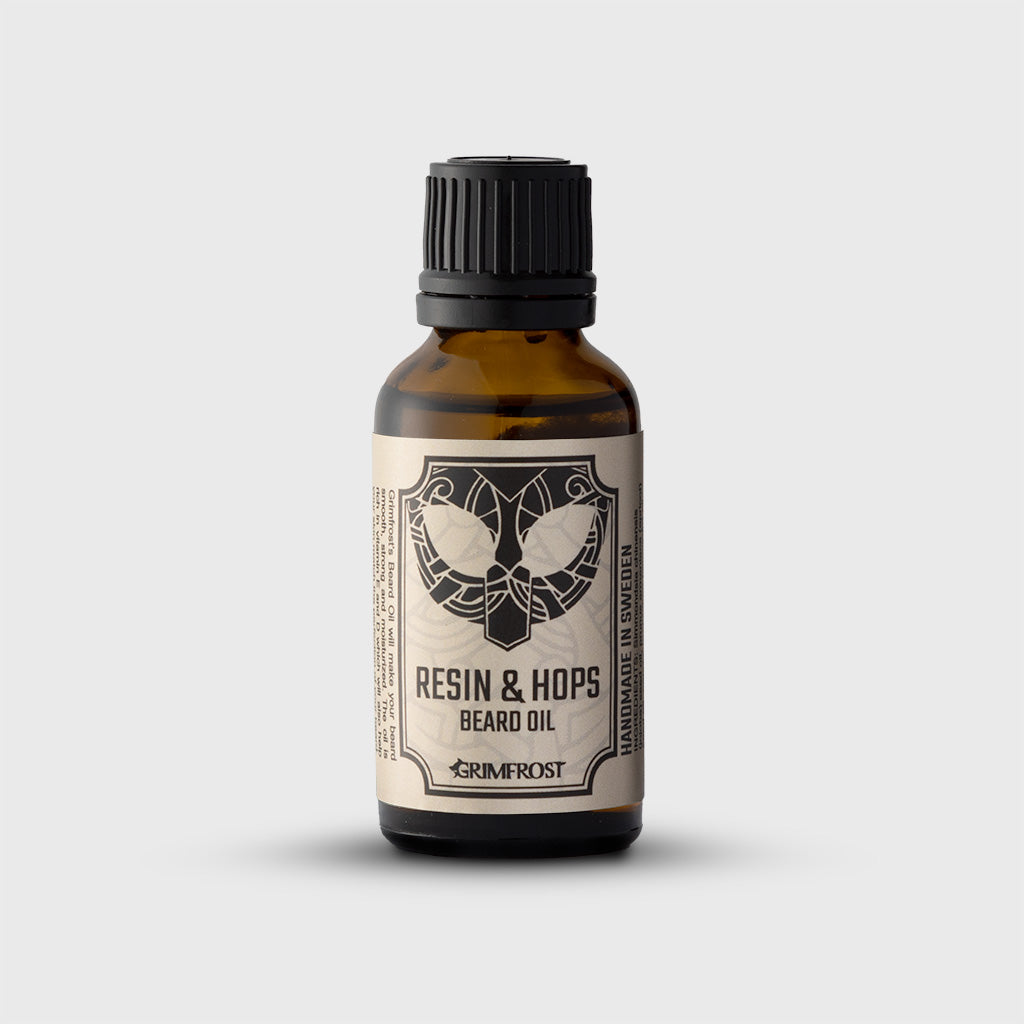 Grimfrost Beard Oil, Resin & Hops