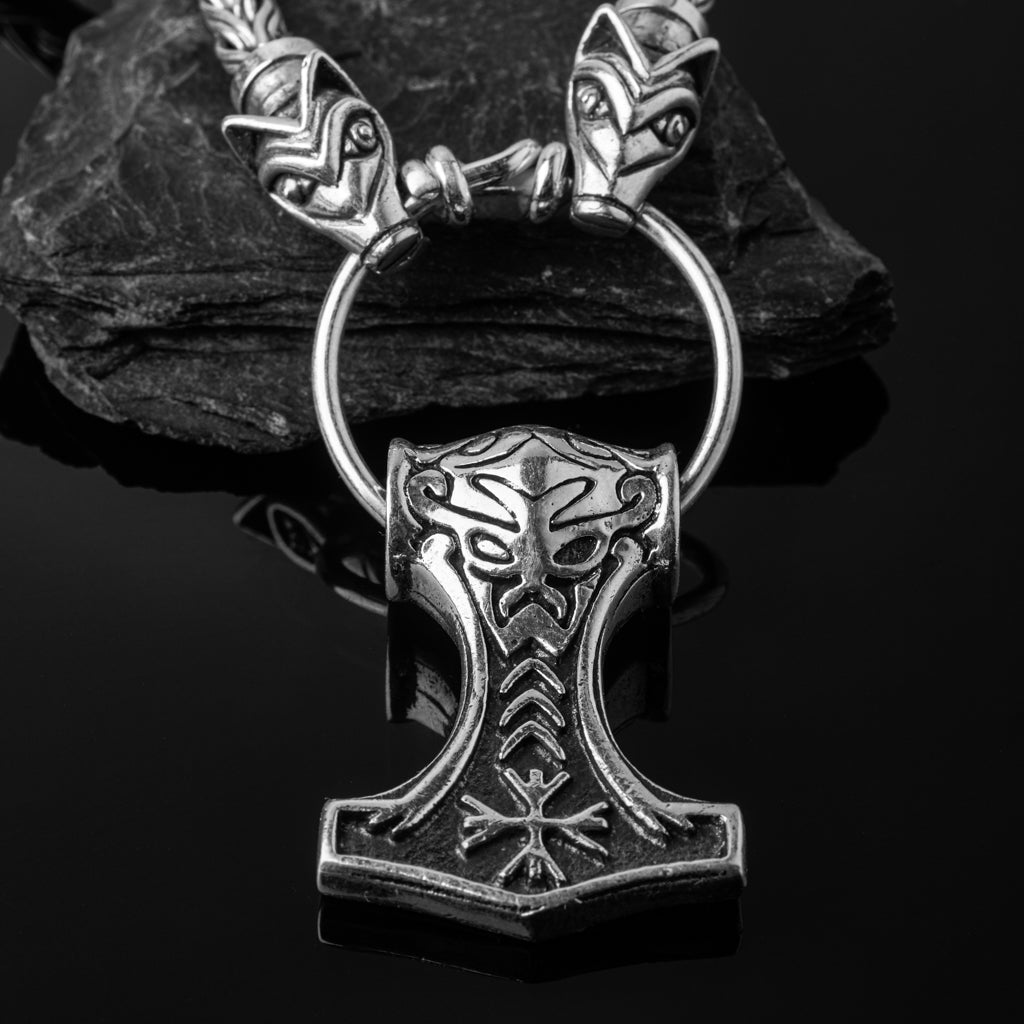 Asgard Wolf Chain, Set 2, Silver