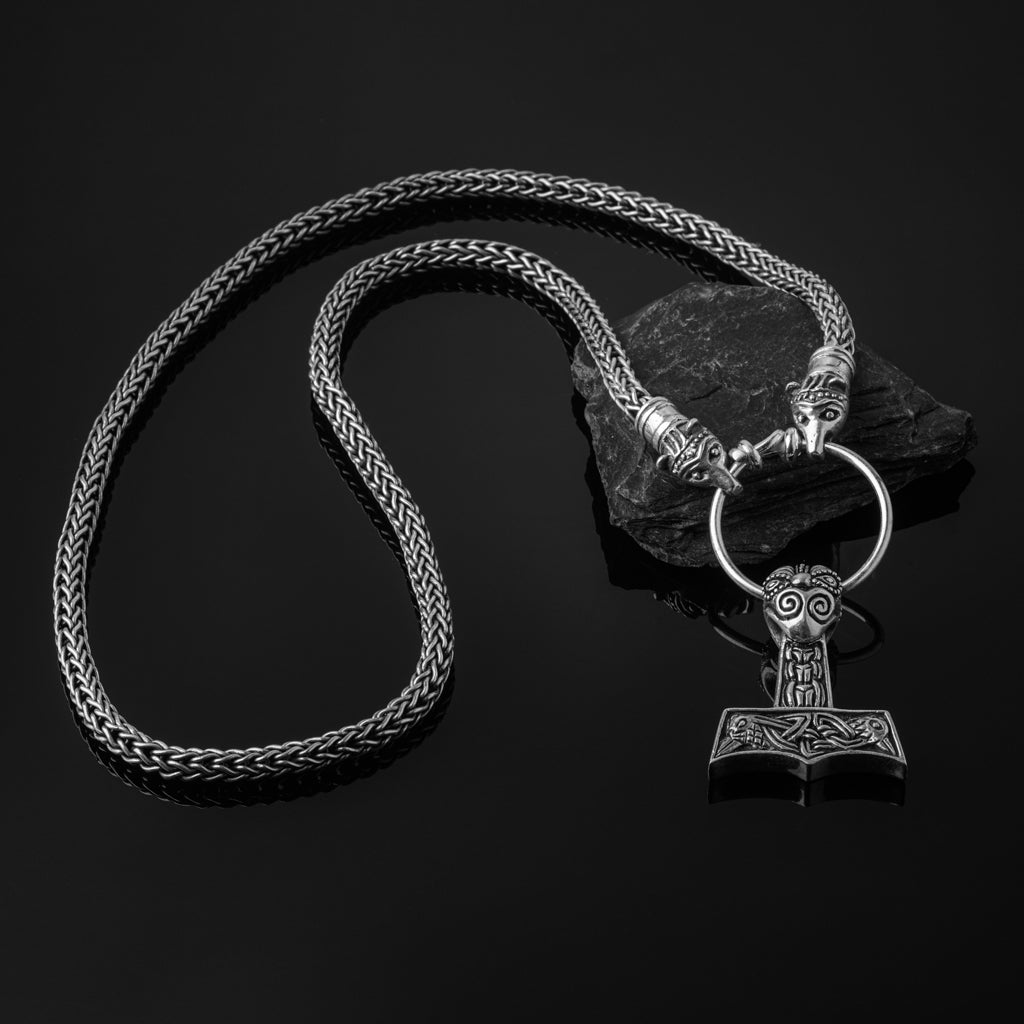 Valhalla Bear Chain, Set 3, Silver