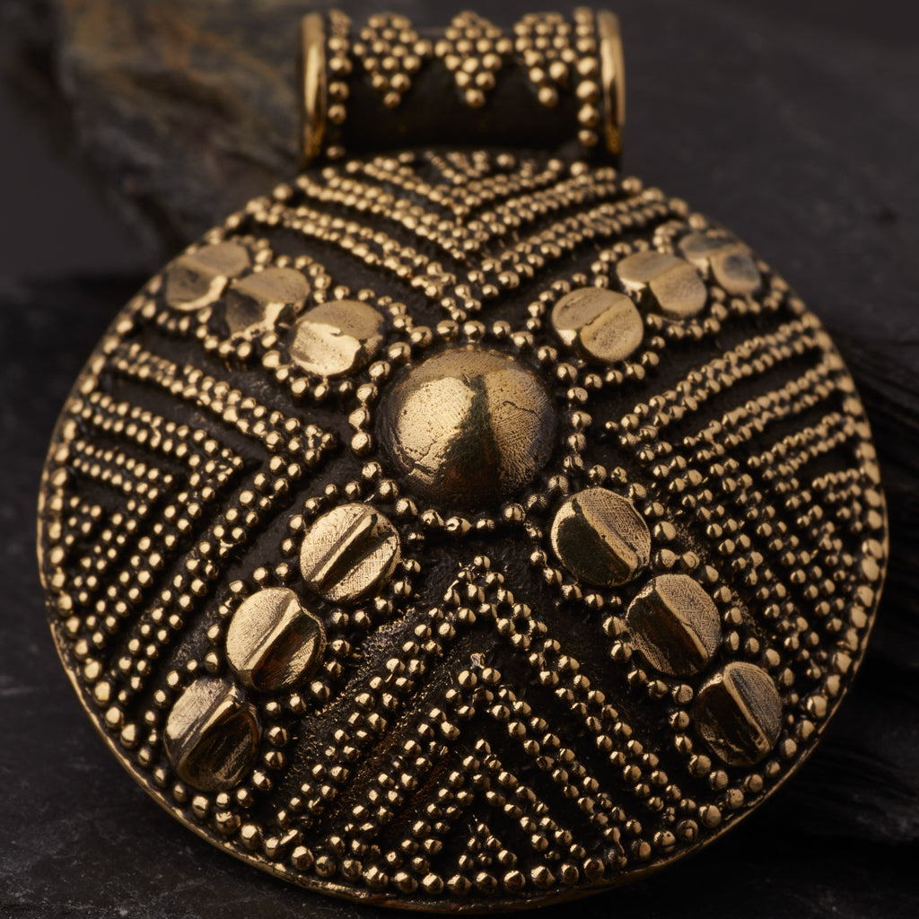 Premium Gnezdovo Pendant, Bronze