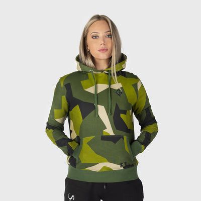 Women's Premium Hoodie, Grimfrost, M90 Green Camo