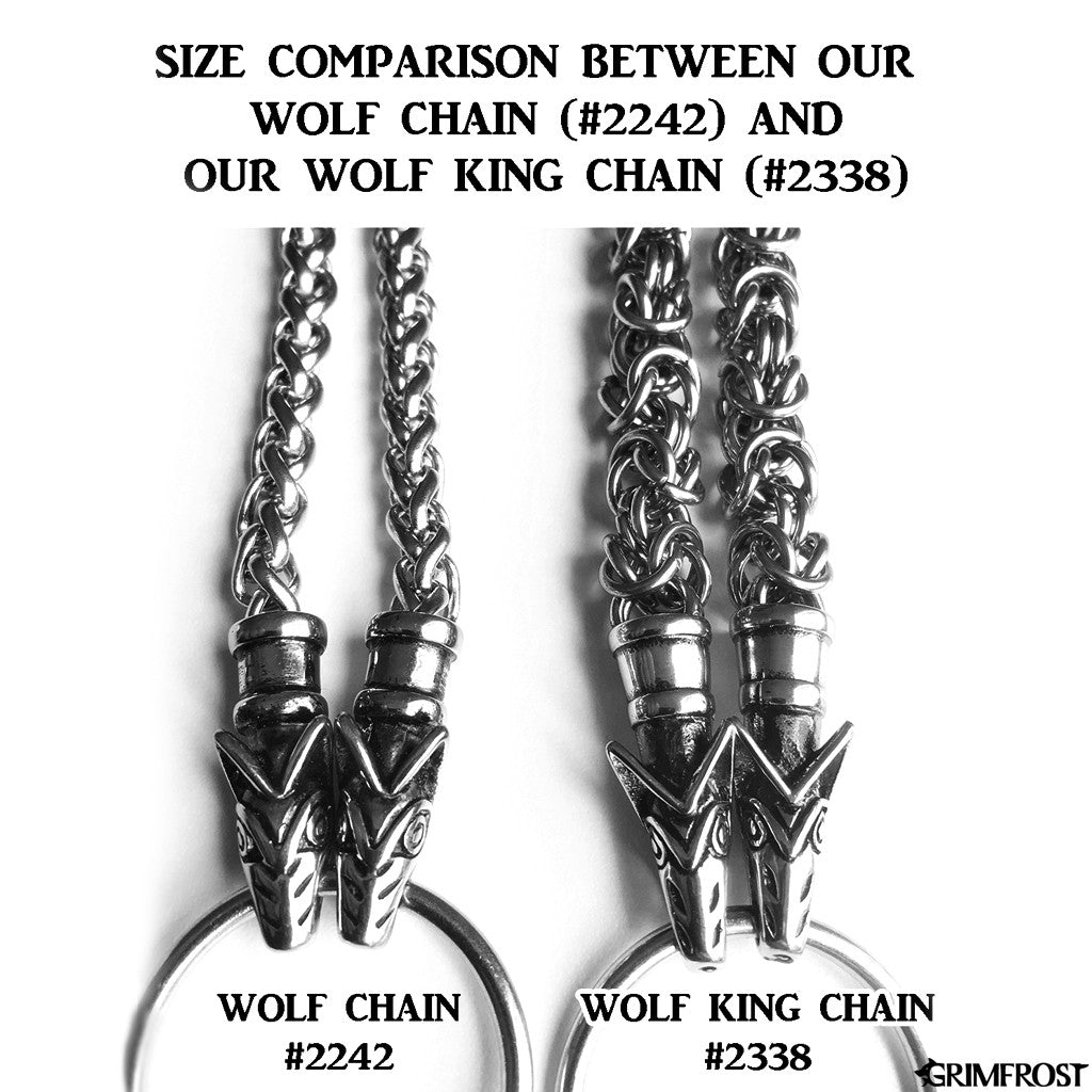 Sets & Bundles - Wolf King Chain, Set 1, Stainless Steel - Grimfrost.com