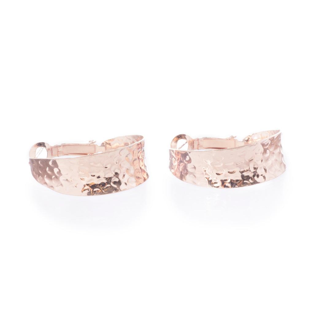 - Banded Earrings, Rose Gold - Grimfrost.com