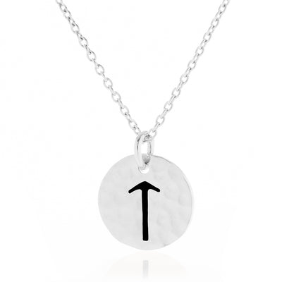  - Rune Pendant, Silver - Grimfrost.com