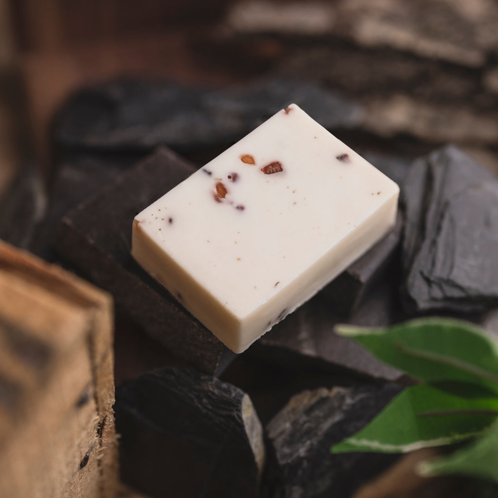 Goat Milk Soap, Amber Stones and Pine