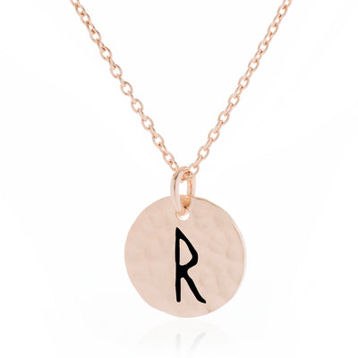  - Rune Pendant, Rose Gold - Grimfrost.com
