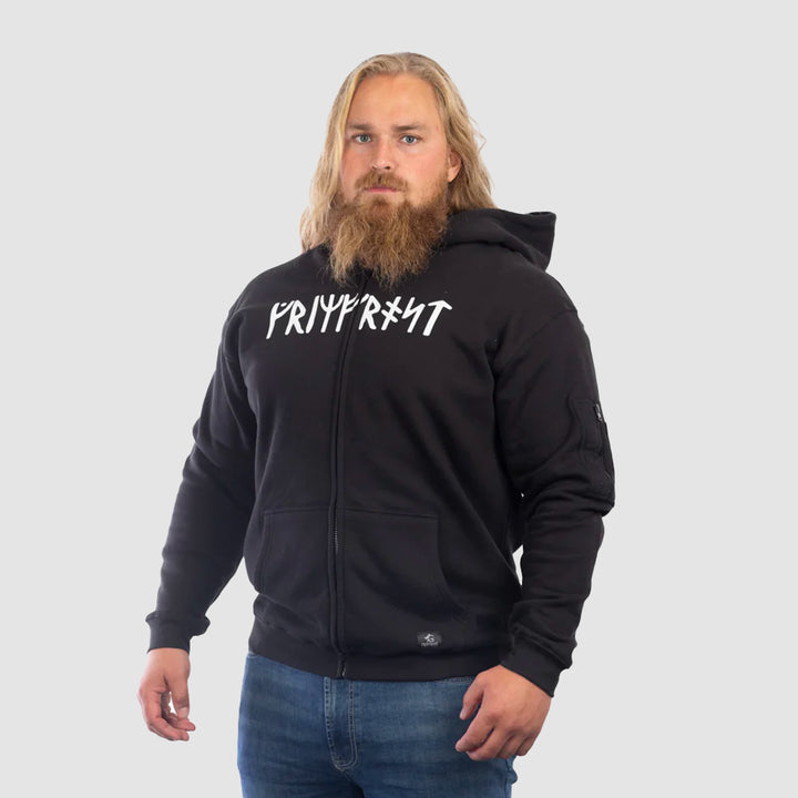 Premium Zoodie, Runestone, Black – Grimfrost